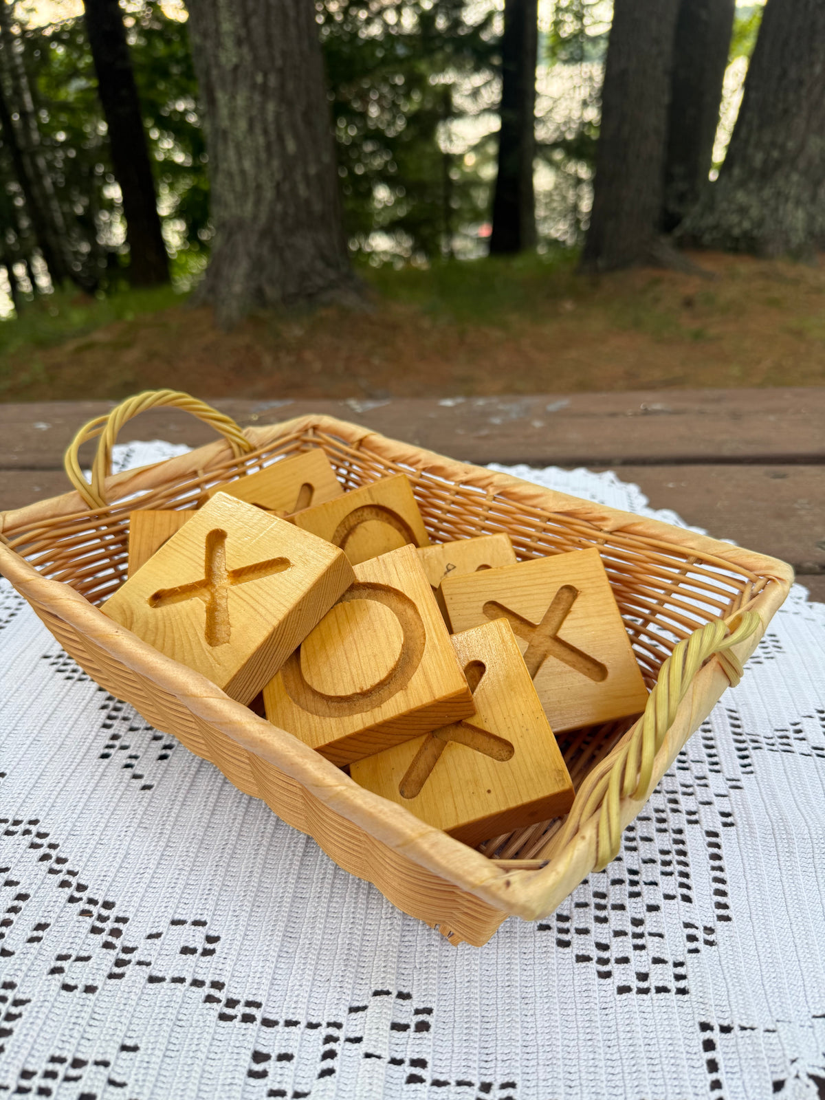 Tic-Tac-Toe Wood Set
