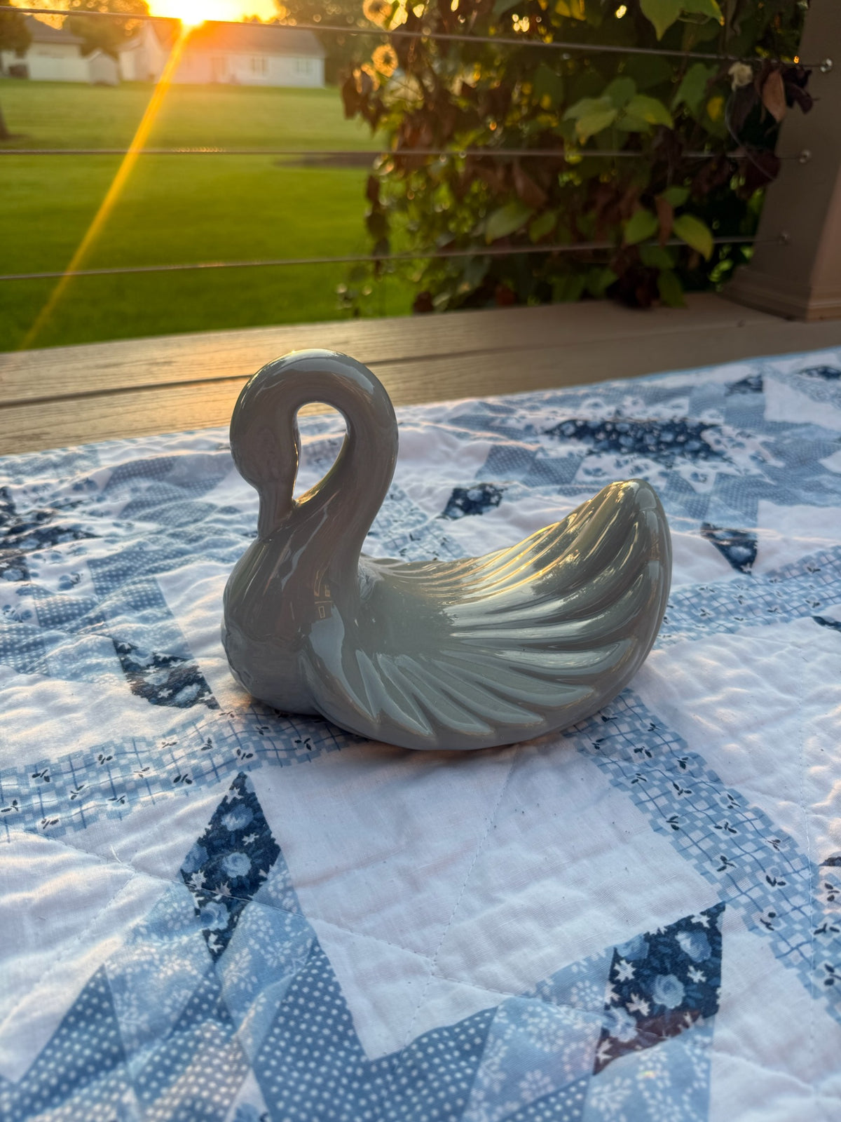 Ceramic Swan