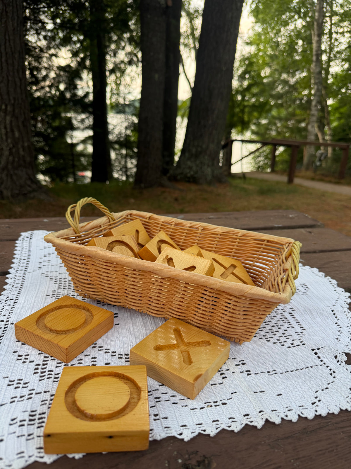 Tic-Tac-Toe Wood Set