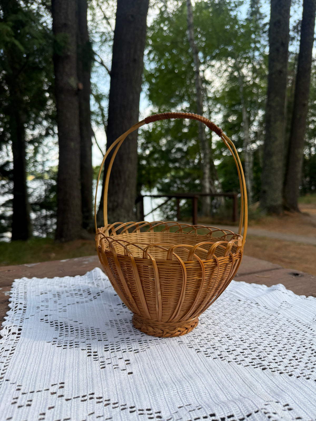 Vintage Woven Basket