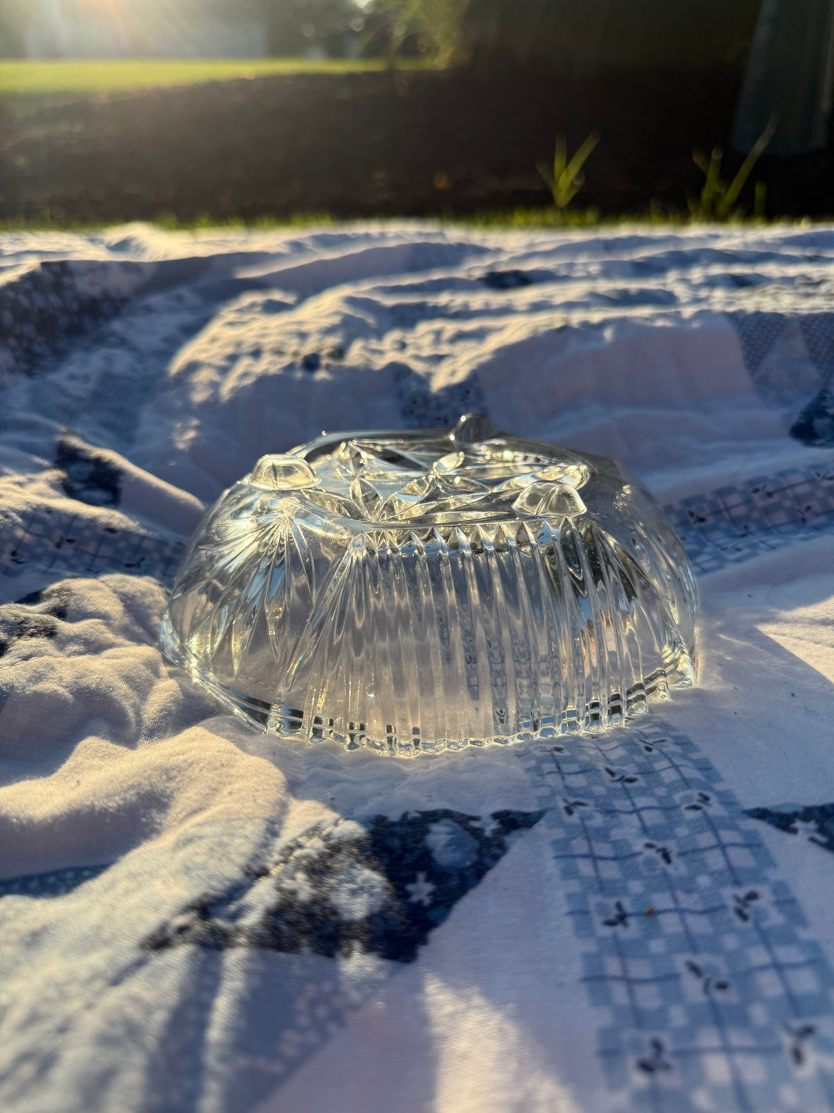 Glass Tray On Stands