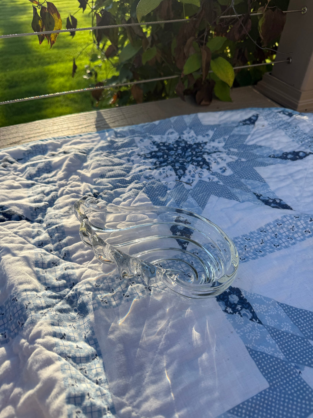 Glass Shell Tray