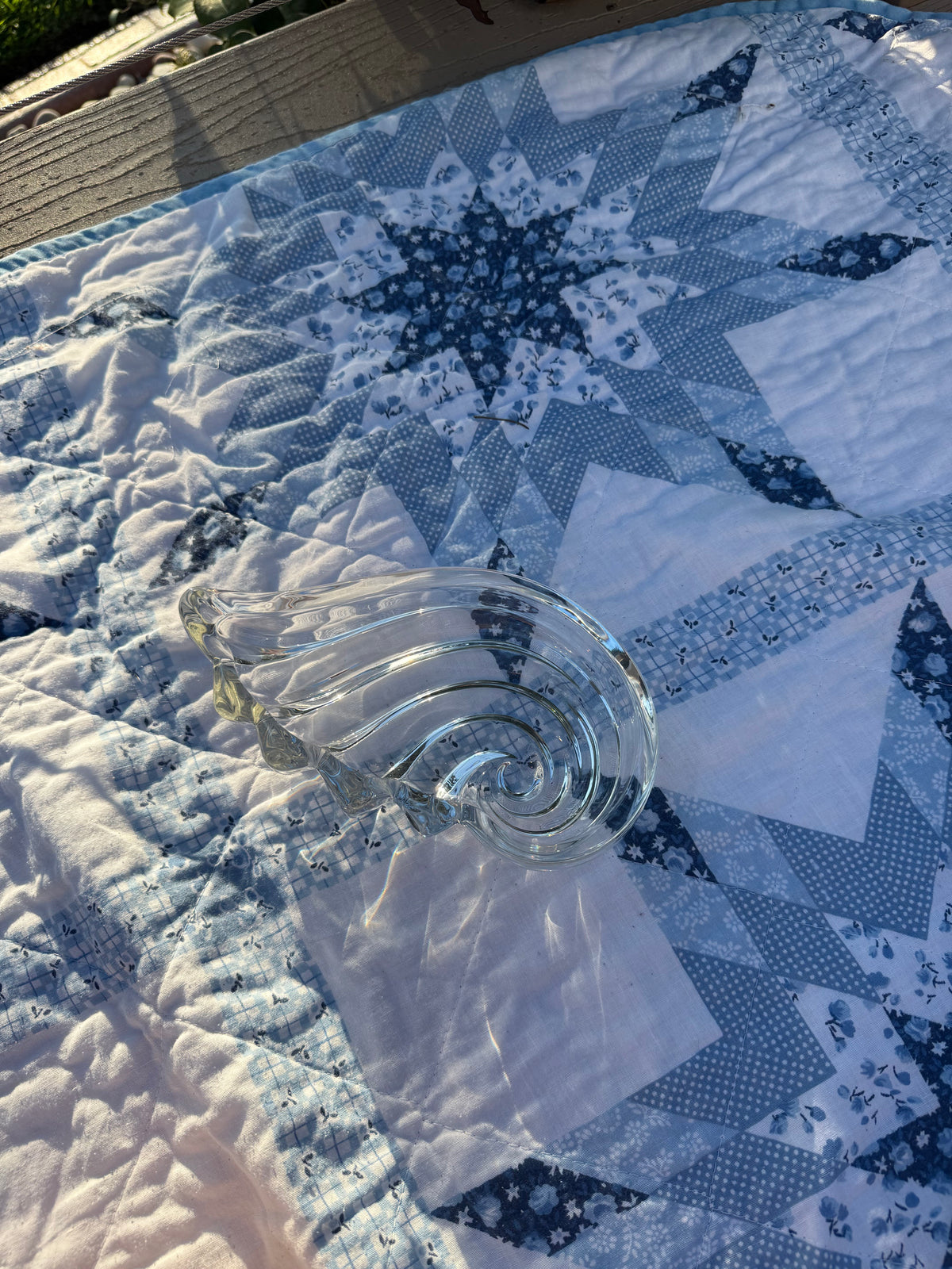 Glass Shell Tray