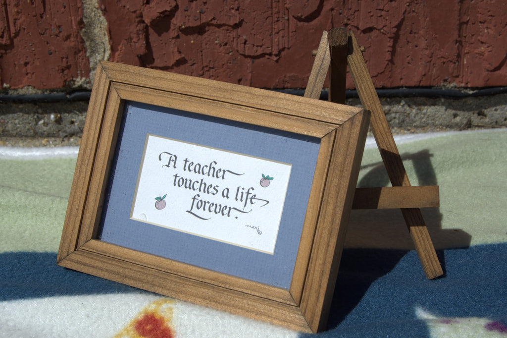 Small Teacher Print with Easel