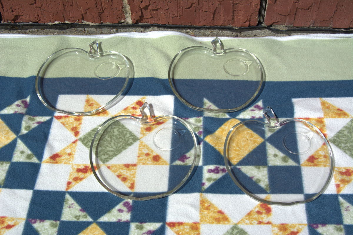 Glass Apple Plates