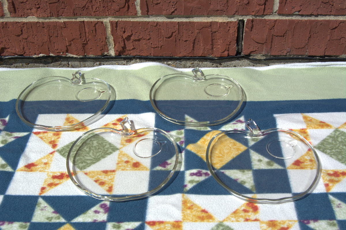 Glass Apple Plates