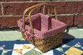 Medium Gingham Basket