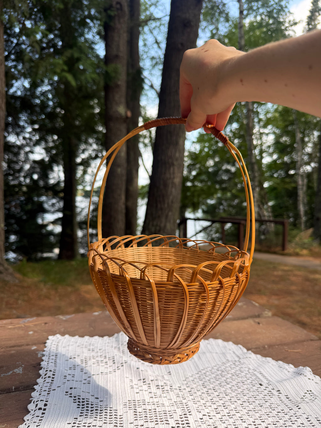 Vintage Woven Basket
